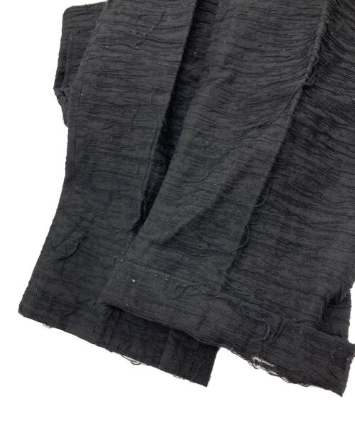 JOHN LAWRENCE SULLIVAN（ジョン ローレンス サリバン）JOHN LAWRENCE SULLIVAN (ジョン ローレンス サリバン) WOOL STRAIGHT TROUSERS ブラック サイズ:44の古着・服飾アイテム