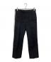 JOHN LAWRENCE SULLIVAN（ジョン ローレンス サリバン）の古着「WOOL STRAIGHT TROUSERS」｜ブラック