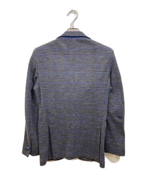 L.B.M.1911（エルビーエム1911）L.B.M.1911 (エルビーエム1911) チェックテーラードジャケット グレー×ブルー サイズ:46Jの古着・服飾アイテム