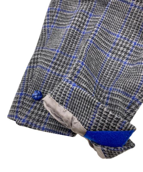 L.B.M.1911（エルビーエム1911）L.B.M.1911 (エルビーエム1911) チェックテーラードジャケット グレー×ブルー サイズ:46Jの古着・服飾アイテム