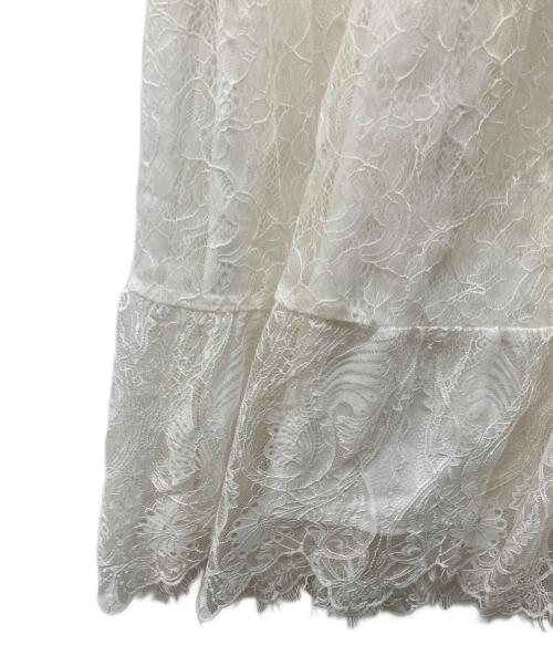 GRACE CONTINENTAL（（グレースコンチネンタル）GRACE CONTINENTAL (グレースコンチネンタル) レース刺繍ロングワンピース ホワイト サイズ:SIZE 36の古着・服飾アイテム