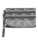 LeSportsacレスポートサック）の古着「ZIP POUCH SET3」