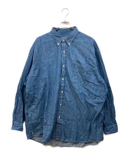 POLO RALPH LAUREN（ポロ・ラルフローレン）POLO RALPH LAUREN (ポロ・ラルフローレン) DENIM BD L/S インディゴ サイズ:SIZE XXLの古着・服飾アイテム