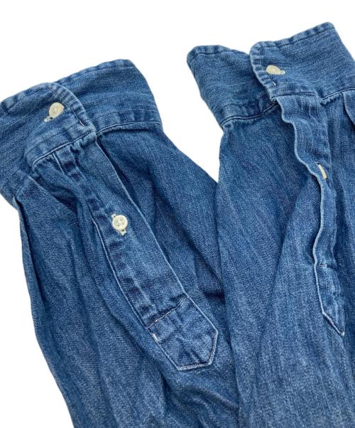 POLO RALPH LAUREN（ポロ・ラルフローレン）POLO RALPH LAUREN (ポロ・ラルフローレン) DENIM BD L/S インディゴ サイズ:SIZE XXLの古着・服飾アイテム
