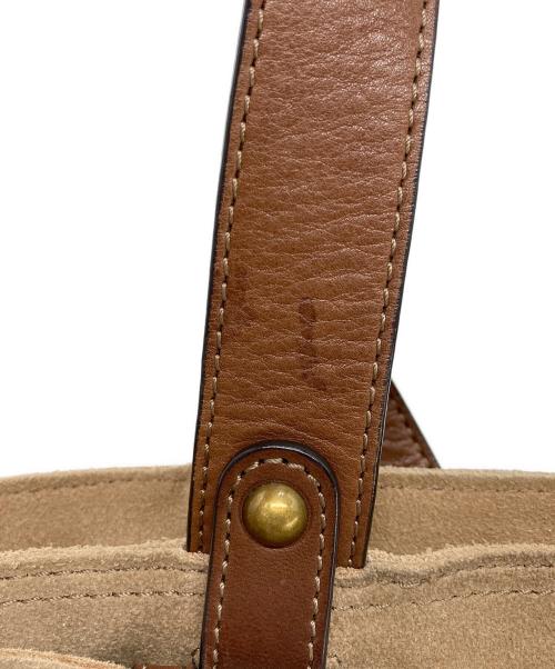 BURBERRY BLUE LABEL（バーバリー ブルー レーベル）BURBERRY BLUE LABEL (バーバリーロンドンブルーレーベル) デニムトートバッグ ベージュの古着・服飾アイテム