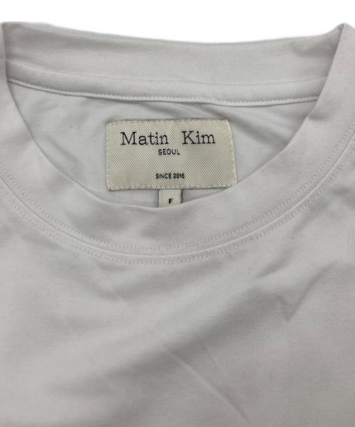 Matin Kim（マーティン・キム）Matin Kim (マーティン・キム) プリントTシャツ ホワイト サイズ:	SIZE Freeの古着・服飾アイテム