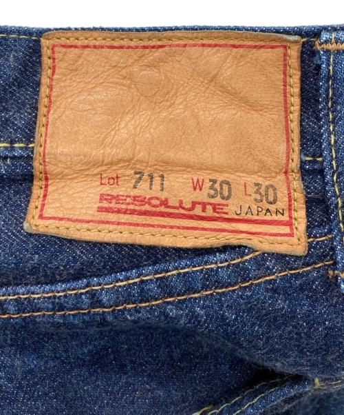 RESOLUTE（リゾルト）RESOLUTE (リゾルト) ワンウォッシュデニム インディゴ サイズ:30の古着・服飾アイテム