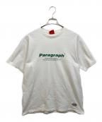 paragraphパラグラフ）の古着「プリントTシャツ」｜ホワイト