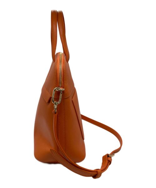 FURLA（フルラ）FURLA (フルラ) 2WAYハンドバッグ オレンジの古着・服飾アイテム