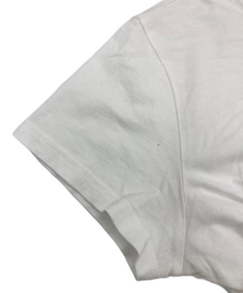 MARITHE+FRANCOIS GIRBAUD（マリテフランソワジルボー）MARITHE+FRANCOIS GIRBAUD (マリテフランソワジルボー) クロップドロゴTシャツ ホワイト サイズ:SIZE Sの古着・服飾アイテム