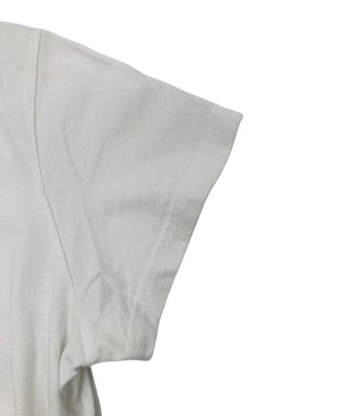 MARITHE+FRANCOIS GIRBAUD（マリテフランソワジルボー）MARITHE+FRANCOIS GIRBAUD (マリテフランソワジルボー) クロップドロゴTシャツ ホワイト サイズ:SIZE Sの古着・服飾アイテム