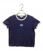 MARITHE+FRANCOIS GIRBAUDマリテフランソワジルボー）の古着「リンガーTシャツ」｜ネイビー