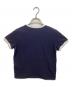 MARITHE+FRANCOIS GIRBAUD (マリテフランソワジルボー) リンガーTシャツ ネイビー サイズ:S：5000円