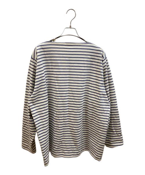 COMOLI（コモリ）COMOLI (コモリ) ボーダーボートネック アイボリー サイズ:34の古着・服飾アイテム