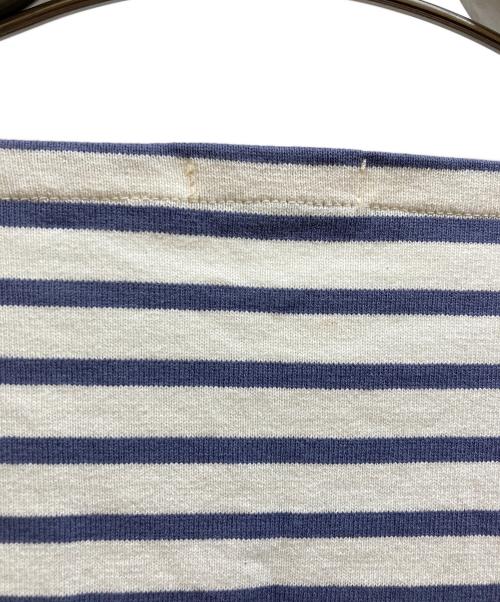 COMOLI（コモリ）COMOLI (コモリ) ボーダーボートネック アイボリー サイズ:34の古着・服飾アイテム