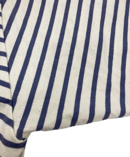 COMOLI（コモリ）COMOLI (コモリ) ボーダーボートネック アイボリー サイズ:34の古着・服飾アイテム