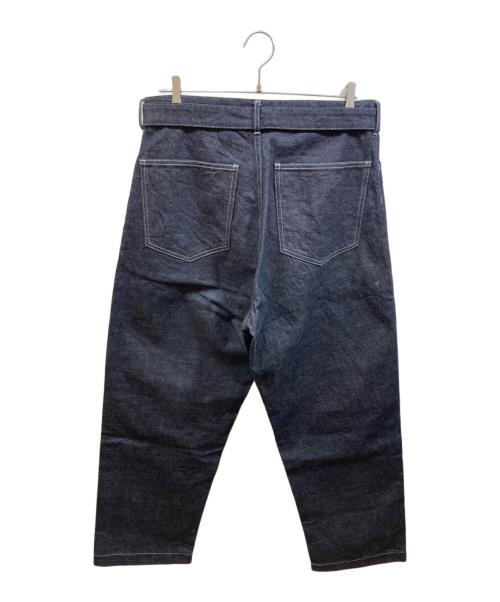 BLURHMS（ブラームス）BLURHMS (ブラームス) 12.9oz Denim Long Belted Pants インディゴ サイズ:3の古着・服飾アイテム