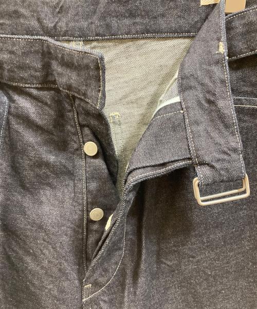 BLURHMS（ブラームス）BLURHMS (ブラームス) 12.9oz Denim Long Belted Pants インディゴ サイズ:3の古着・服飾アイテム