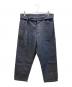 BLURHMS（ブラームス）の古着「12.9oz Denim Long Belted Pants」｜インディゴ