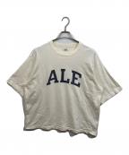 blurhms ROOTSTOCKブラームスルーツストック）の古着「Cotton Rayon 88/12 Print Tee」｜アイボリー