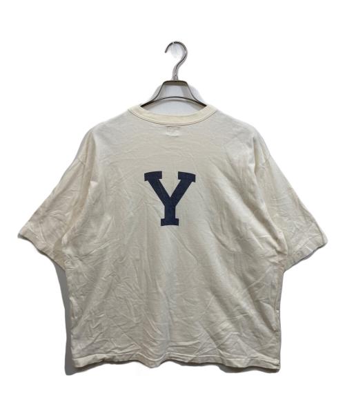 blurhms ROOTSTOCK（ブラームスルーツストック）blurhms ROOTSTOCK (ブラームスルーツストック) Cotton Rayon 88/12 Print Tee アイボリー サイズ:	SIZE 3の古着・服飾アイテム