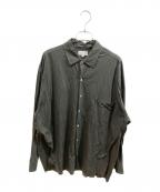 KANEMASA PHIL.カネマサフィル）の古着「46G ARTISAN JERSEY SHIRT」｜オリーブ