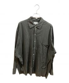 KANEMASA PHIL.（カネマサフィル）の古着「46G ARTISAN JERSEY SHIRT」｜オリーブ