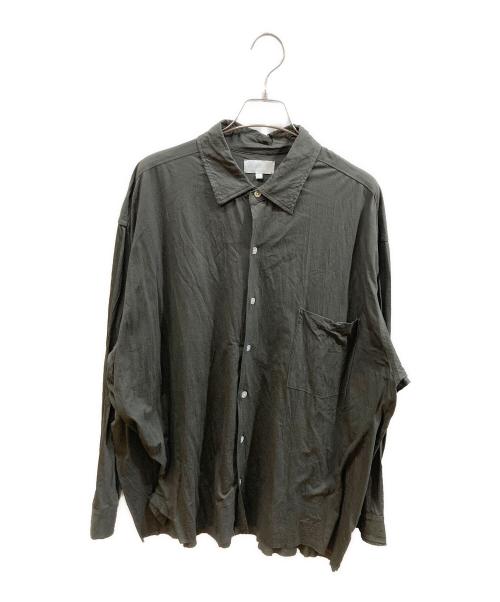 KANEMASA PHIL.（カネマサフィル）KANEMASA PHIL. (カネマサフィル) 46G ARTISAN JERSEY SHIRT オリーブ サイズ:Mの古着・服飾アイテム