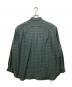 Blanc YM (ブランワイエム) SILK PLAID WIDE SHIRTS グリーン サイズ:M：8000円