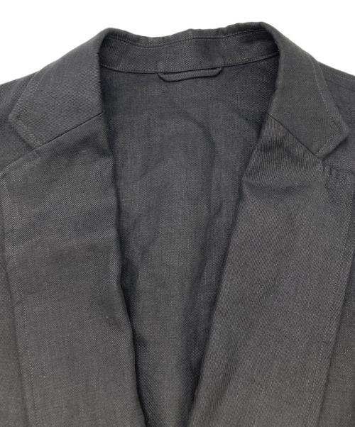 BLURHMS（ブラームス）BLURHMS (ブラームス) リネン混テーラードジャケット ブラック サイズ:3の古着・服飾アイテム