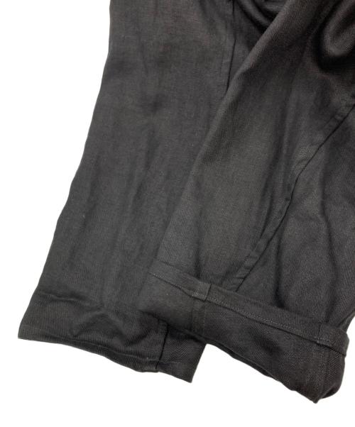 BLURHMS（ブラームス）BLURHMS (ブラームス) リネン混テーラードジャケット ブラック サイズ:3の古着・服飾アイテム