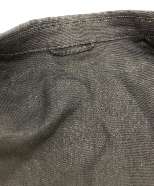 BLURHMS（ブラームス）BLURHMS (ブラームス) リネン混テーラードジャケット ブラック サイズ:3の古着・服飾アイテム