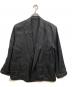 BLURHMS（ブラームス）の古着「リネン混テーラードジャケット」｜ブラック