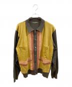 The DUFFER N NEPHEWSザ・ダファー・アンド・ネフューズ）の古着「ヤーディーカーディー ポロ カーディガン」｜ブラウン