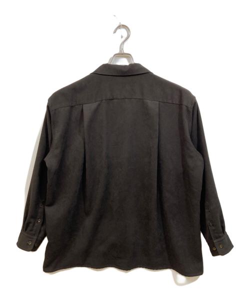 WEWILL（ウィーウィル）WEWILL (ウィーウィル) LS OPEN COLLAR DT SHIRT ブラウン サイズ:2の古着・服飾アイテム