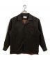 WEWILL（ウィーウィル）の古着「LS OPEN COLLAR DT SHIRT」｜ブラウン