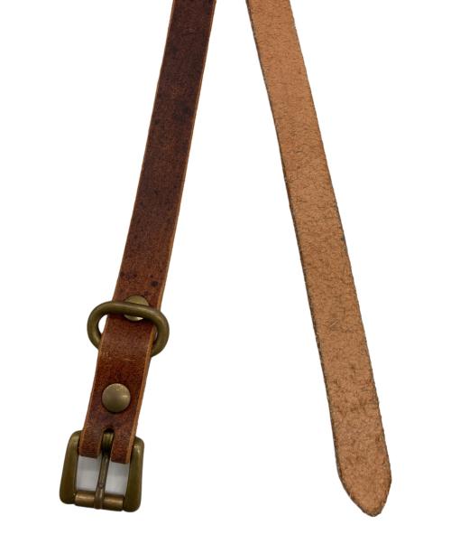 yoko sakamoto（ヨーコサカモト）YOKO SAKAMOTO  (ヨーコサカモト) レザーベルト ブラウンの古着・服飾アイテム