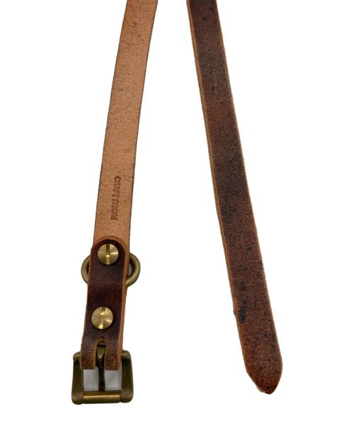 yoko sakamoto（ヨーコサカモト）YOKO SAKAMOTO  (ヨーコサカモト) レザーベルト ブラウンの古着・服飾アイテム