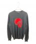 ALEXANDER McQUEEN（アレキサンダーマックイーン）の古着「SKULL INTARSIA CREW KNIT」｜ブラック