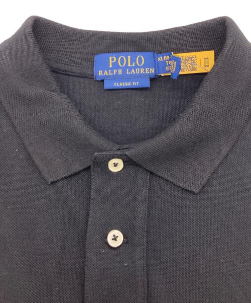 POLO RALPH LAUREN（ポロ・ラルフローレン）POLO RALPH LAUREN (ポロ・ラルフローレン) ポロシャツ ブラック サイズ:	SIZE XLの古着・服飾アイテム