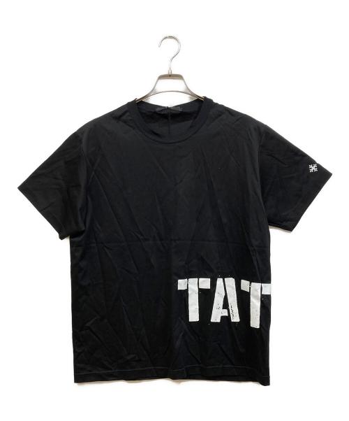 TATRAS（タトラス）TATRAS (タトラス) フィエノ クルーネック ロゴT カットソー リラックスフィット ブラック サイズ:SIZE 02の古着・服飾アイテム