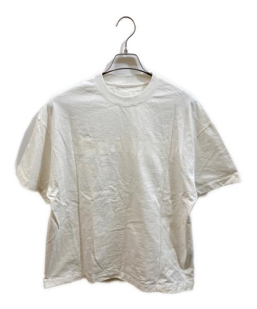 JIL SANDER（ジルサンダー）JIL SANDER (ジルサンダー) ロゴＴシャツ アイボリー サイズ:XSの古着・服飾アイテム