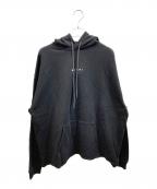 MARNIマルニ）の古着「オーバーサイズロゴパーカー」｜ブラック