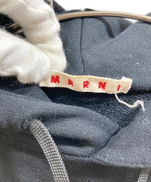 MARNI（マルニ）MARNI (マルニ) オーバーサイズロゴパーカー ブラック サイズ:38の古着・服飾アイテム
