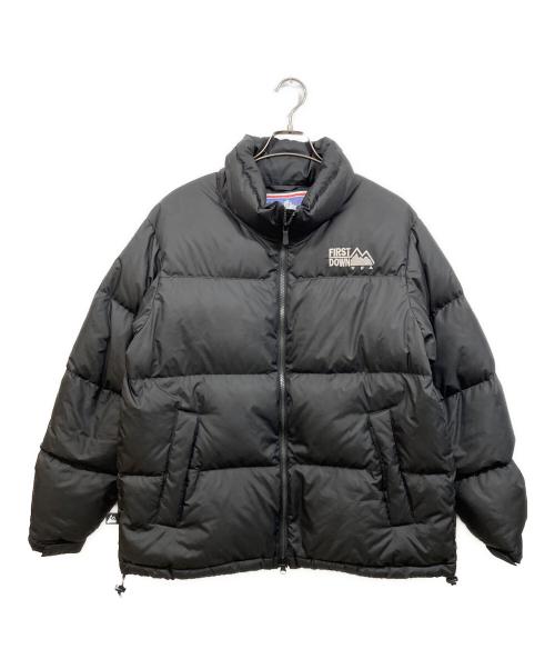 FIRST DOWN（ファーストダウン）FIRST DOWN (ファーストダウン) ダウンジャケット ブラック サイズ:SIZE Sの古着・服飾アイテム
