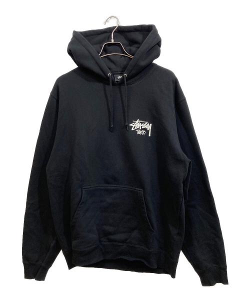 stussy（ステューシー）stussy (ステューシー) ロゴパーカー ブラック サイズ:SIZE XLの古着・服飾アイテム