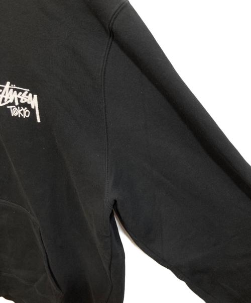 stussy（ステューシー）stussy (ステューシー) ロゴパーカー ブラック サイズ:SIZE XLの古着・服飾アイテム
