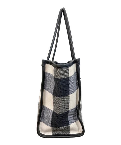 Kate Spade（ケイトスペード）Kate Spade (ケイトスペード) エラ フェスティブ チェック ファブリック トート ブラックの古着・服飾アイテム