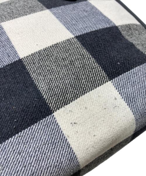 Kate Spade（ケイトスペード）Kate Spade (ケイトスペード) エラ フェスティブ チェック ファブリック トート ブラックの古着・服飾アイテム