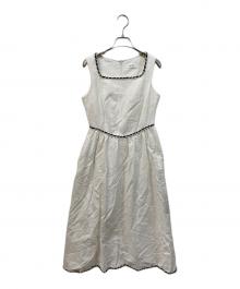 HER LIP TO（ハーリップトゥ）の古着「Monaco Tweed Dress」｜アイボリー